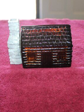 Vintage Avon "Log Cabin" aftershave decanter